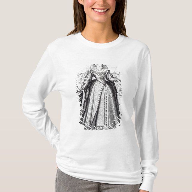 T-shirt La Reine Elizabeth I 1596 (Devant)