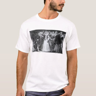 T-shirt La Reine Elizabeth I Francis Drake adoubant