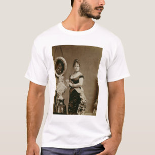 T-shirt La Reine Emma (1836-85) (photographie de sépia)