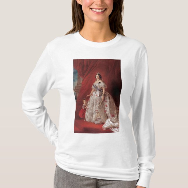 T-shirt La Reine Isabella II de l'Espagne (Devant)