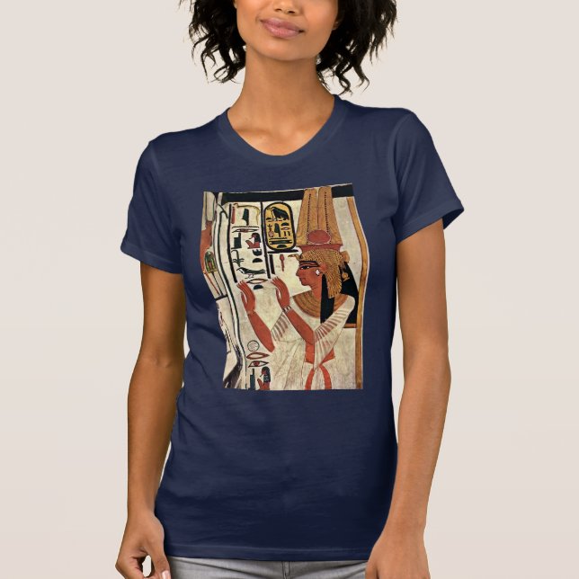 T-shirt La Reine Nefertari dans la position de prière par (Devant)