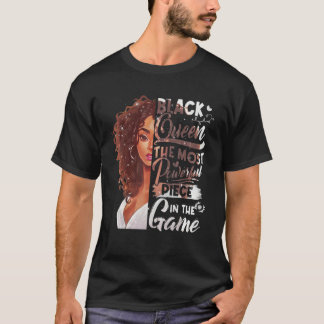 T-shirt La Reine Noire La Pièce La Plus Puissante Du Jeu M