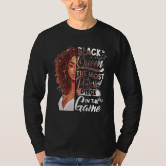 T-shirt La Reine Noire La Pièce La Plus Puissante Du Jeu M