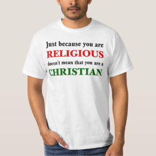 T-shirt La religion de pratique ne pratique pas le