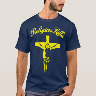 T-shirt La religion tue nouveau
