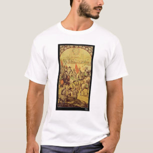 T-shirt La rencontre entre Hernando Cortes