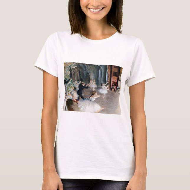 T-shirt La répétition sur scène, Edgar Degas (Devant)