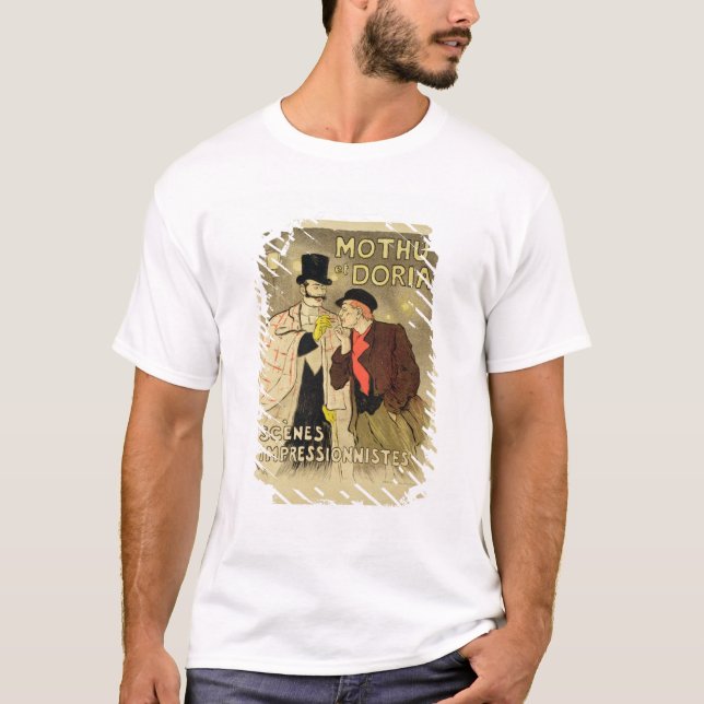 T-shirt La reproduction d'une publicité par affichage (Devant)