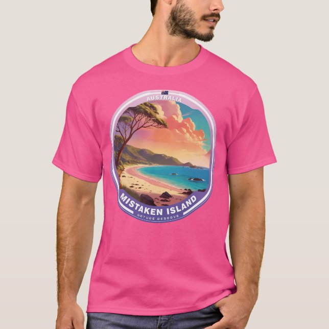 T-shirt La réserve naturelle de l'île de Malé Australie (Devant)
