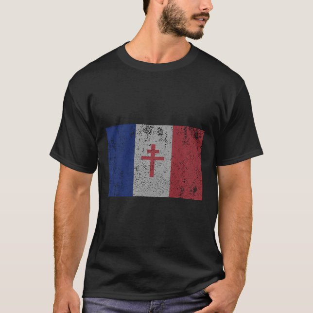 T-shirt La Résistance Le Drapeau Français France Paris 2èm (Devant)