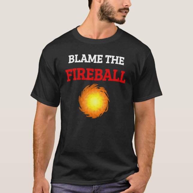 T-shirt La Responsabilité De La Feu De Boisson Drôle Party (Devant)