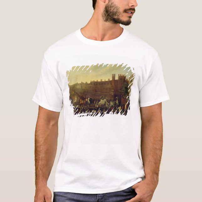 T-shirt La restauration de Charles II chez Whitehall (Devant)