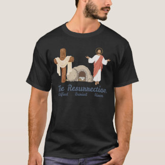 T-shirt La résurrection Pâques Chrétien
