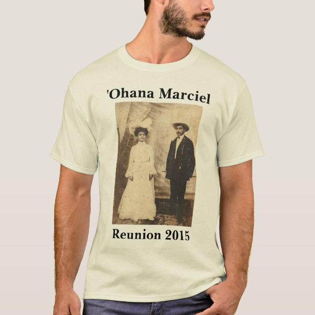 T-shirt La Réunion 2015 de Marciel : ʻOhana de John et de (Devant)