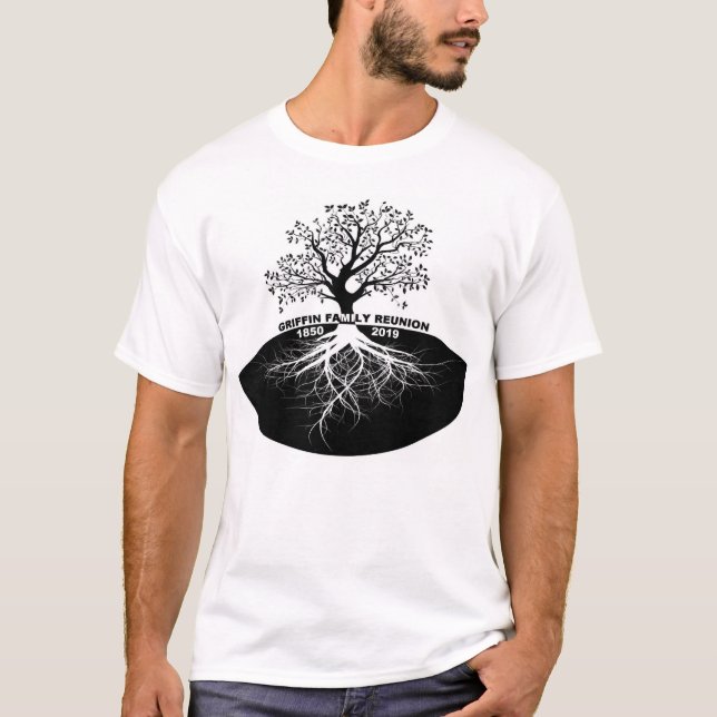 T-shirt La Réunion de famille de griffon 2019 - hommes (Devant)