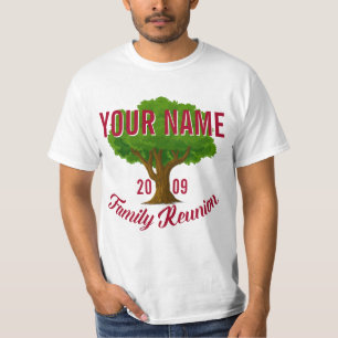 T-shirt La Réunion de famille personnalisée par arbre