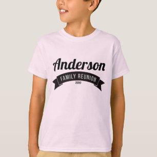 T-shirt La réunion de famille recueillant la coutume