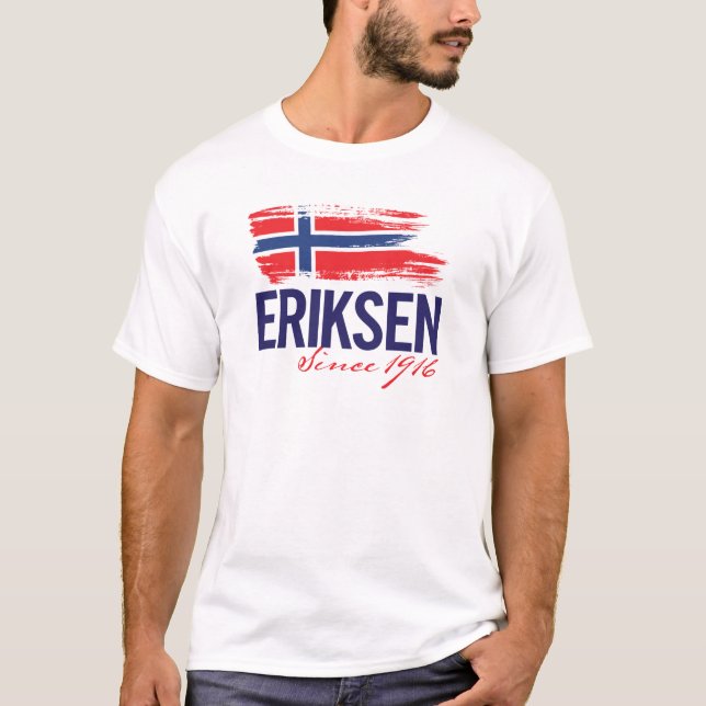 T-shirt La Réunion d'Eriksen (sonde) - depuis 1916 (Devant)