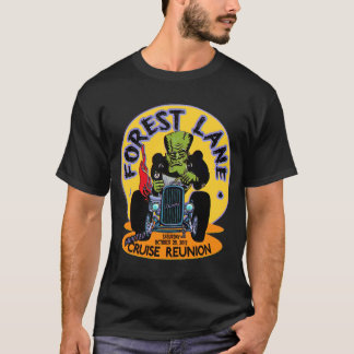 T-shirt La Réunion hantée par ruelle de croisière de forêt