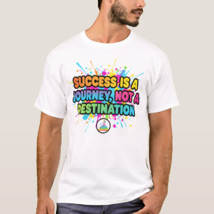 T-shirt La réussite est un voyage Design de citation motiv