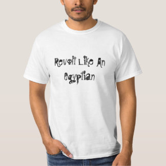 T-shirt La révolte aiment un Egyptien
