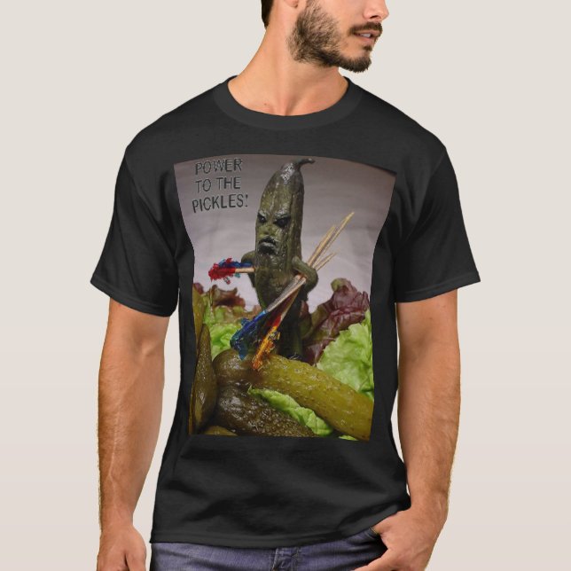 T-shirt La révolte de plateau de goût (Devant)