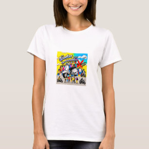 T-shirt La révolution des scooters : La fondation du plais