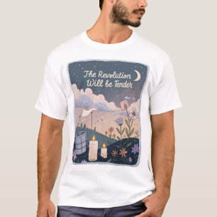 T-shirt La révolution sera tendre.