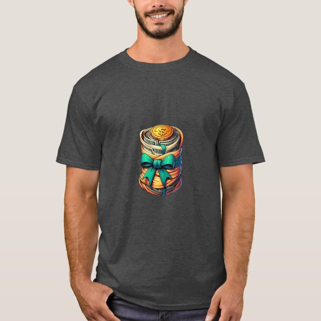 T-shirt La "richesse enveloppée dans l'esprit (Devant)