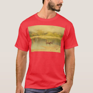 T-shirt La rivière à Prome AKA Pyay Py Morning Mists s'élè
