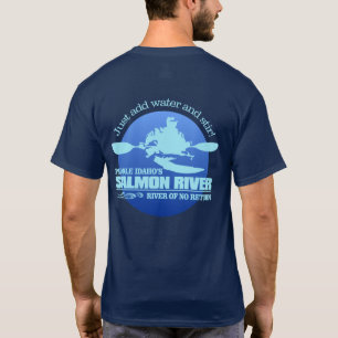 T-shirt La rivière Salmon (bleue)