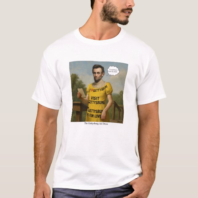 T-shirt La robe publicitaire Gettysburg (Devant)