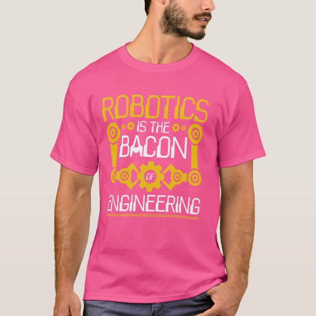 T-shirt La robotique est mon sport Robot Engineering Progr (Devant)