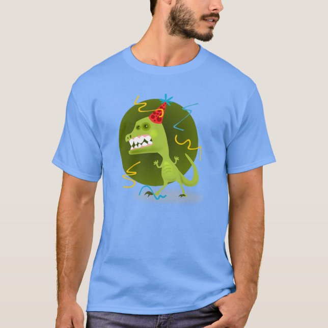 T-shirt La roche de Dino - fête d'anniversaire de (Devant)
