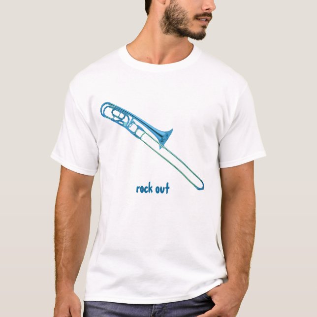 T-shirt La roche de trombone piquent (Devant)