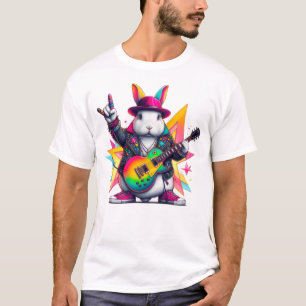 T-shirt La rockstar du lapin