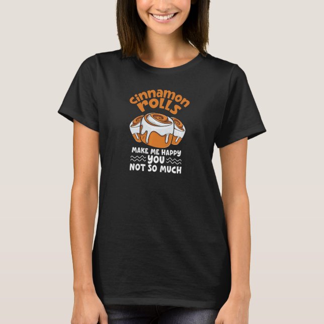 T-shirt La Roue De Cinnamon Des Femmes Me Rend Heureux Les (Devant)