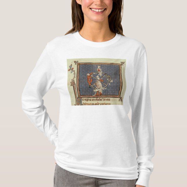 T-shirt La roue de la fortune, d'Ovide moralisent (Devant)