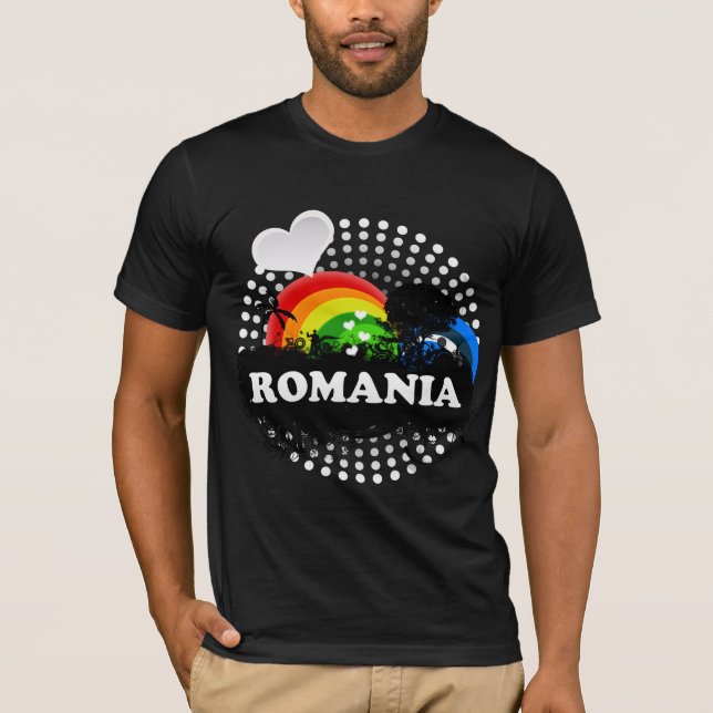 T-shirt La Roumanie fruitée mignonne (Devant)
