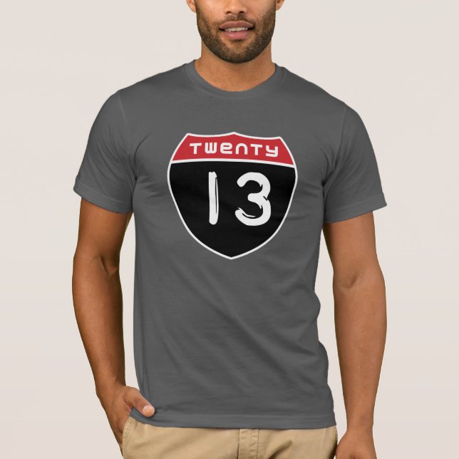 T-shirt La route à vingt 13 (Devant)