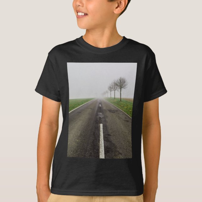 T-shirt La route dans le brouillard ne mène à rien (Devant)