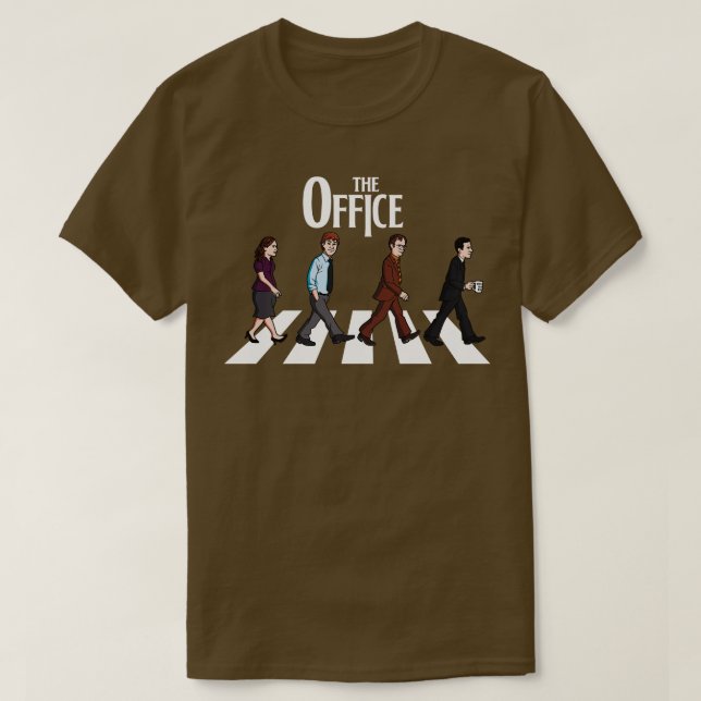 T-shirt La route de bureau (Design devant)