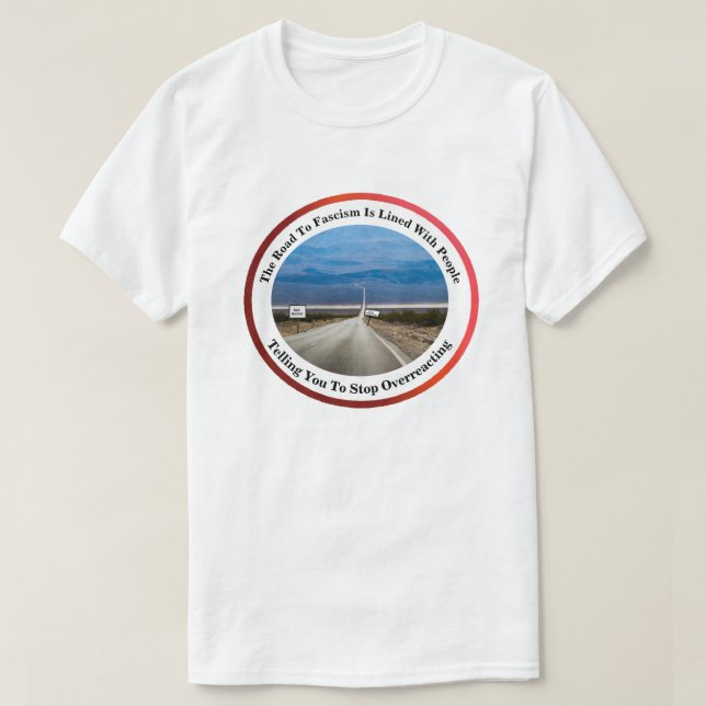 T-shirt La Route Du Fascisme... (Design devant)