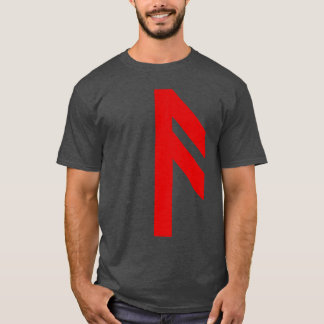 T-shirt La Rune Ansuz (rouge)