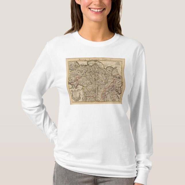 T-shirt La Russie, Chine, Asie (Devant)