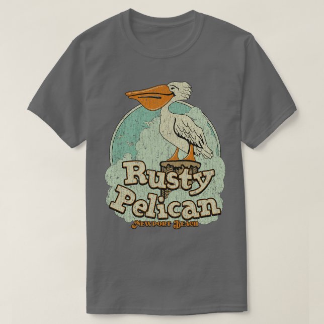 T-shirt La rusty Pelican 1972 (Design devant)