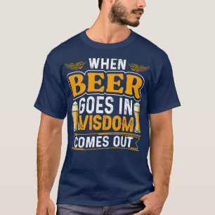 T-shirt La Sagesse De La Bière Sorte