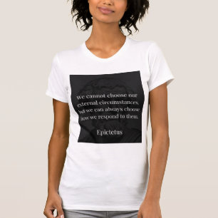 T-shirt La sagesse d'Epictetus : l'autonomisation par la r