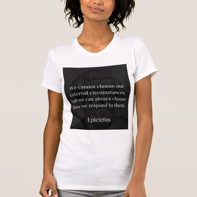 T-shirt La sagesse d'Epictetus : l'autonomisation par la r (Devant)