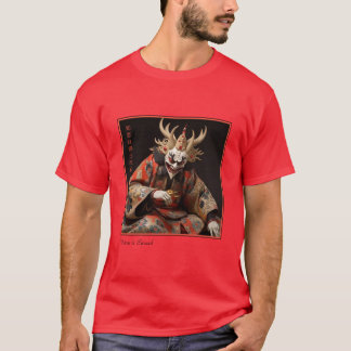 T-shirt La sagesse est gagnée / Rouge avec l'écriture noir